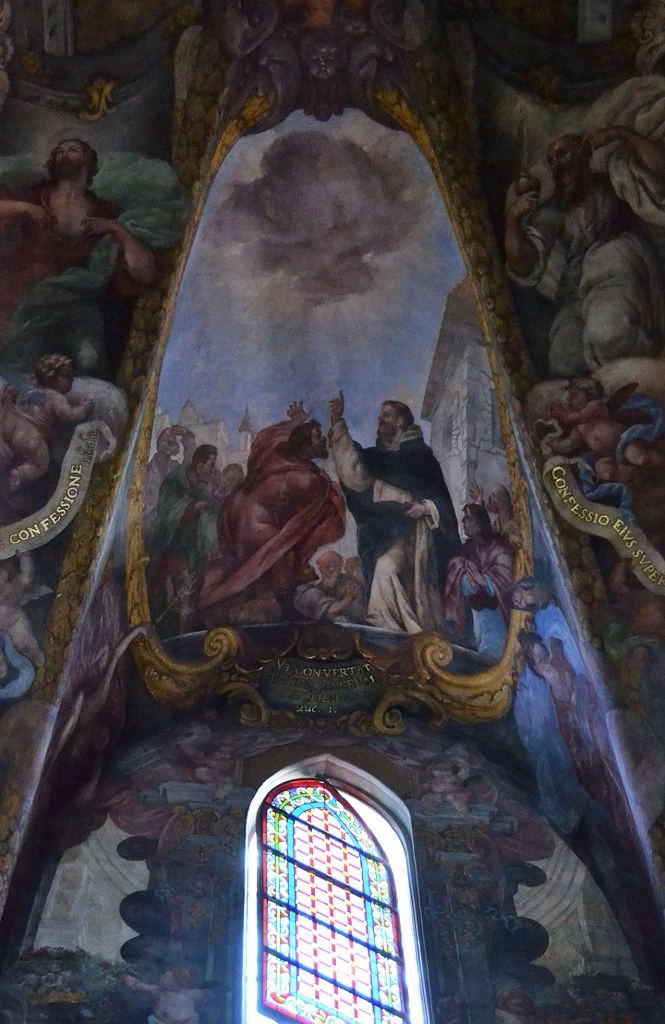 Affreschi nella chiesa di San Nicola e San Pietro martiri, Valencia - dettaglio 3